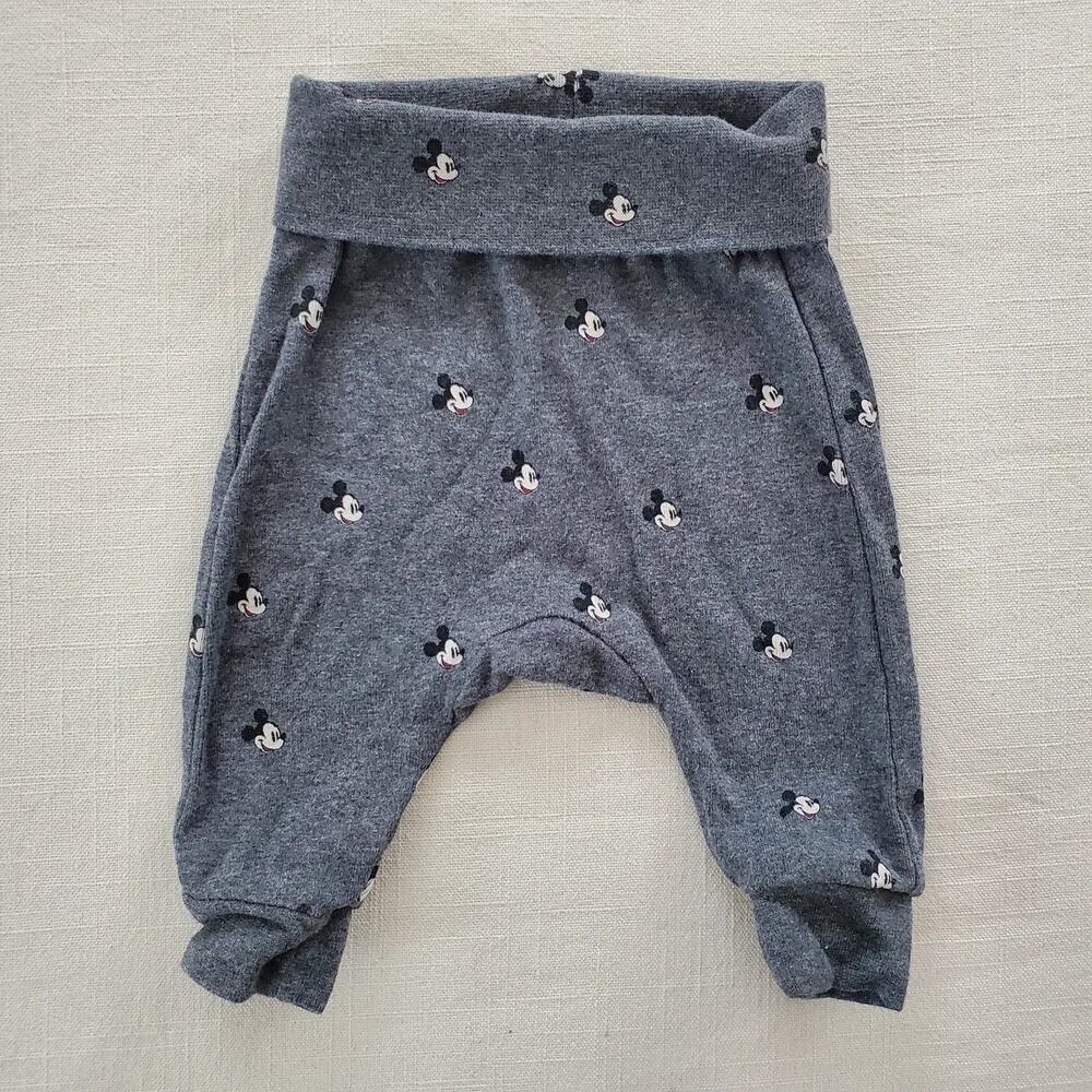 H&M Mickey Panda Pants 1-2 months